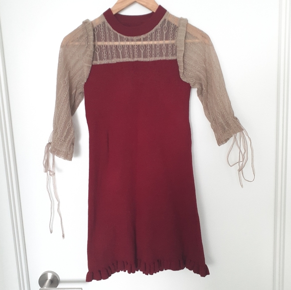 Mini Sweater Dress - Picture 2 of 4